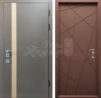Металлическая дверь МДФ №203