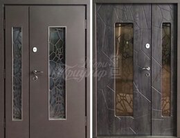Металлическая дверь Стекло №301