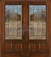 Металлическая дверь Витраж №364